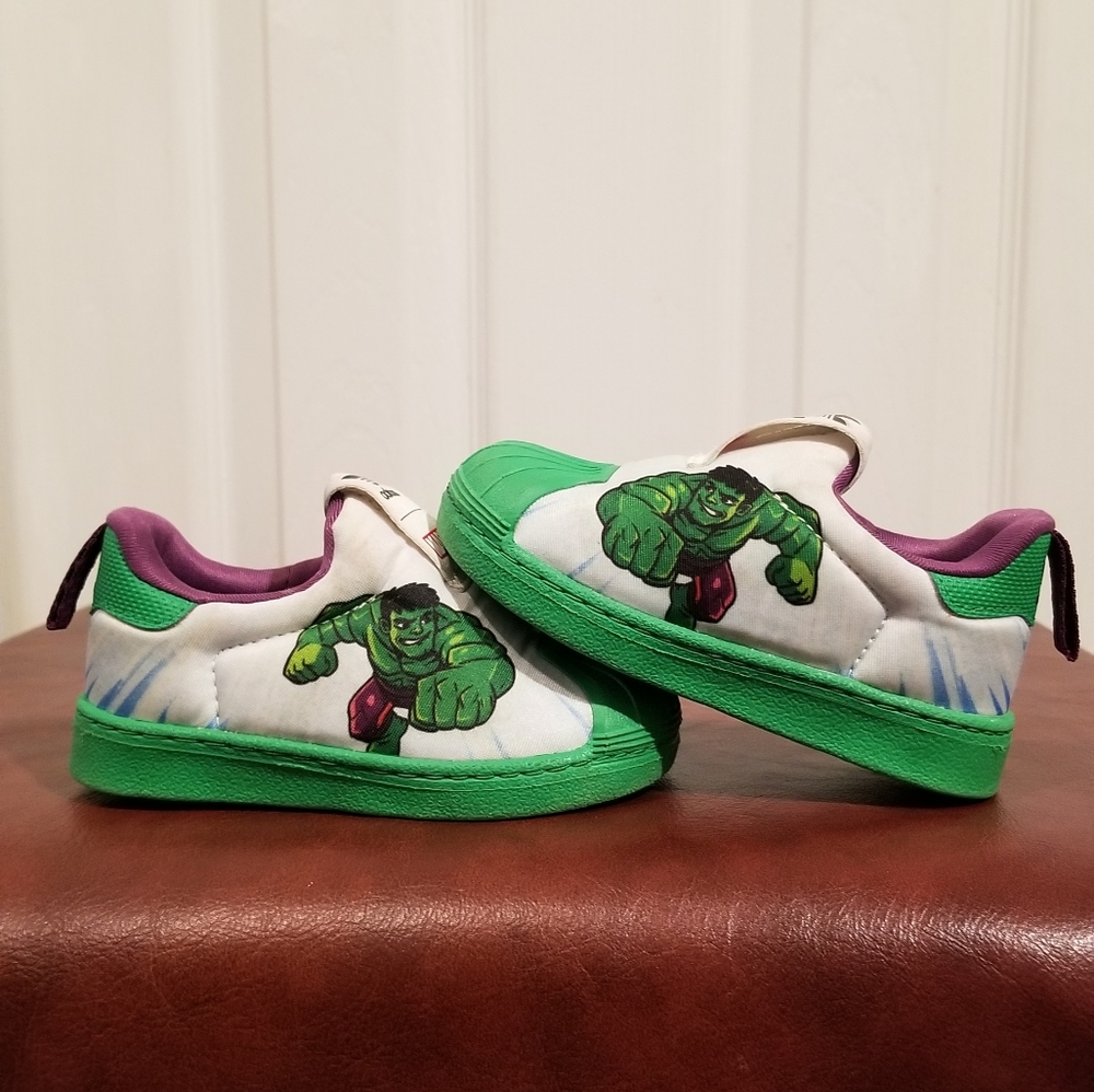 Adidas Toddler Marvel's Hulk Sneakers